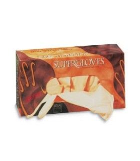 GUANTES LÁTEX SUPERGLOVE X-PEQUEÑOS SIN POLVO