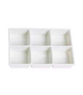 BANDEJA X-31- CON 6 COMPARTIMENTOS