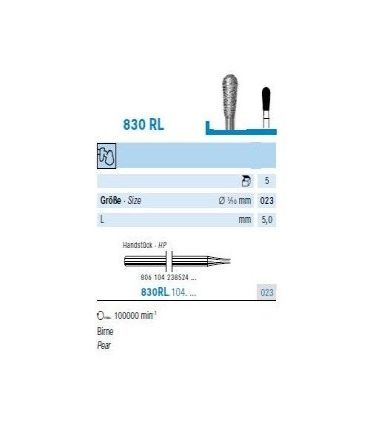 FRESAS KOMET F.G. 830RL-314-012