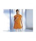 UNIFORME SYNERGY MANGA CORTA TALLA S NARANJA