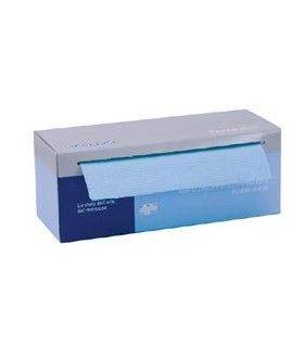 BABEROS PAPEL-PLASTICO AZUL EUROND