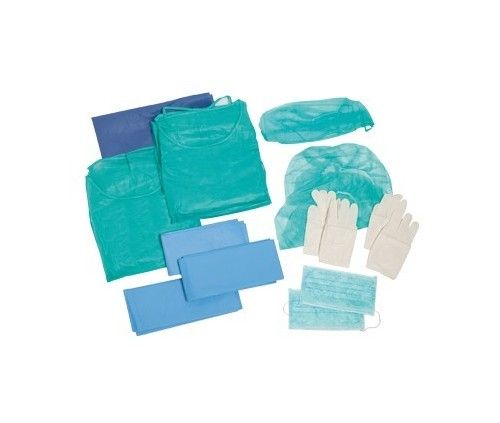 SET SURGERY WITH GLOVES STERILE