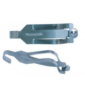 PINZAS PORTAPLACAS METÁLICAS