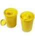 CONTAINERS OF USED NEEDLES YELLOW