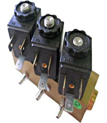 GRUPO DE 3 ELECTROVÁLVULAS COMPLETO